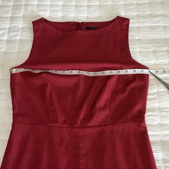 Ann Taylor Classic Sleeveless Sheath Dress Women's 6 | Rust | Wool Blend | EUC - Picture 9 of 9